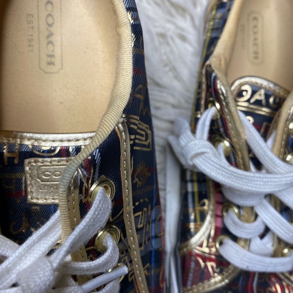 Coach Women's Barrett Sneakers slip-on Multicolor - Picture 2 of 9